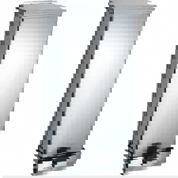 Biohazardous & Step-Open Trash Cans; Container Capacity: 8 ; Container Shape: Rectangle ; Material: Stainless Steel ; Overall Width: 10.75in; 273mm ; Overall Depth: 10.5in ; Color: White